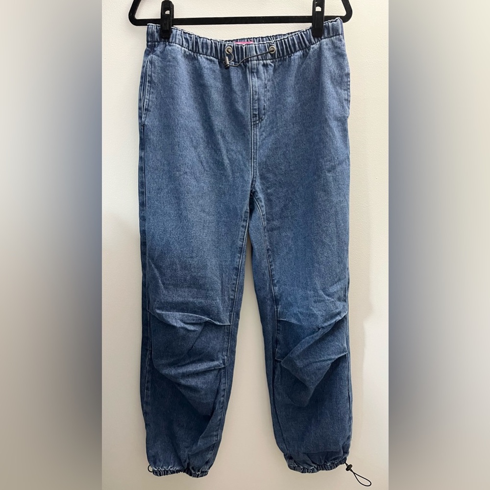 Edikted cargo jeans with cinched waist and ankles